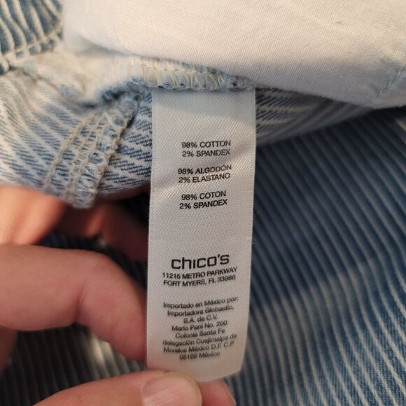 Chico's Platinum Jeans Womens 1.5 (10) - Picture 7 of 10